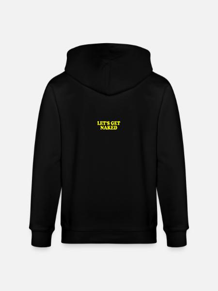 Lets get naked - Stanley/Stella CULTIVATOR Unisex Organic Hooded Jacket - black