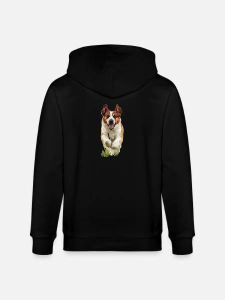 Doggo - Stanley/Stella CULTIVATOR  Unisex Organic Hooded Jacket - black