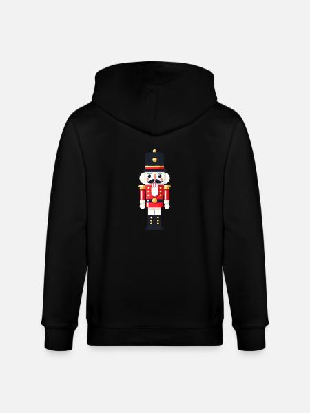 Weihnachtssoldat - Stanley/Stella Unisex Bio-Kapuzenjacke CULTIVATOR - Schwarz