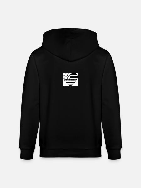 Coeur de Breizh - Veste à capuche bio CULTIVATOR Stanley/Stella Unisexe - noir