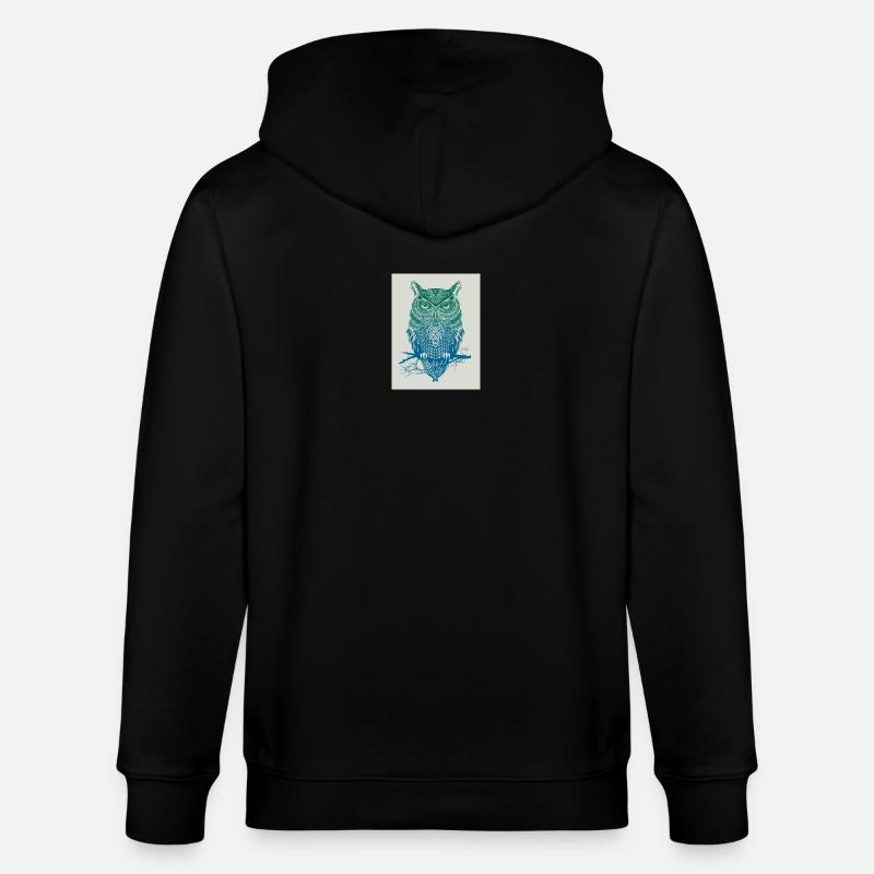 GoVoR_EULE - Veste à capuche bio CULTIVATOR Stanley/Stella Unisexe - noir