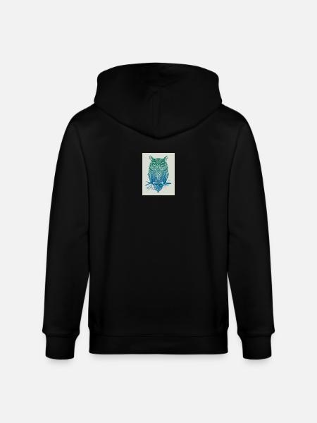 GoVoR_EULE - Veste à capuche bio CULTIVATOR Stanley/Stella Unisexe - noir