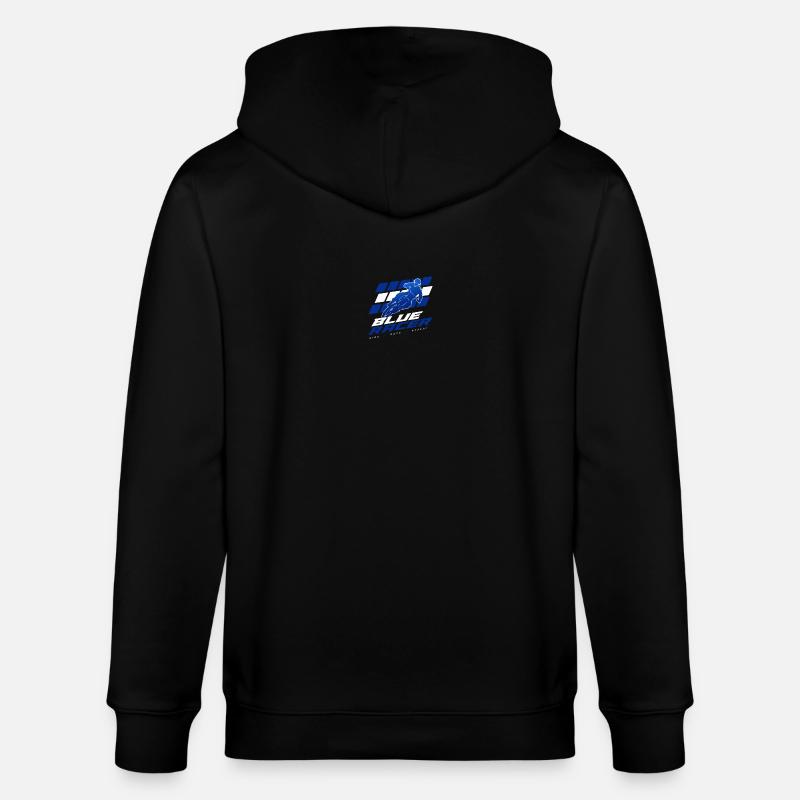 Blue Racer - Stanley/Stella Unisex Bio-Kapuzenjacke CULTIVATOR  - Schwarz