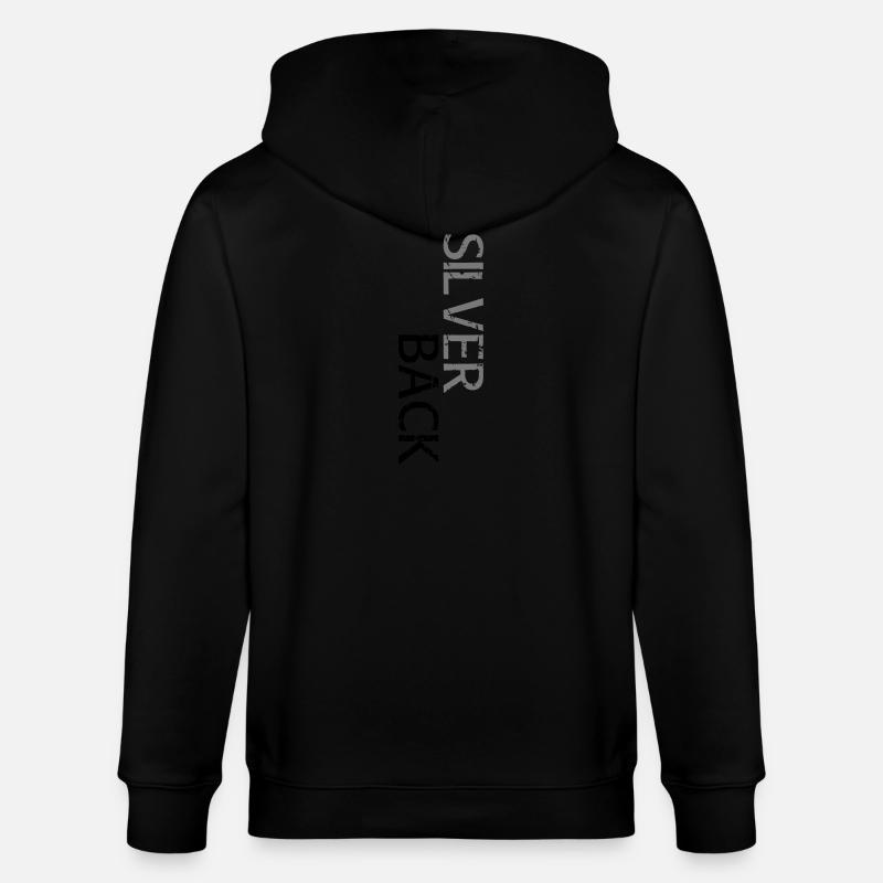 SILVERBACK (en décalage) - Veste à capuche bio CULTIVATOR Stanley/Stella Unisexe - noir