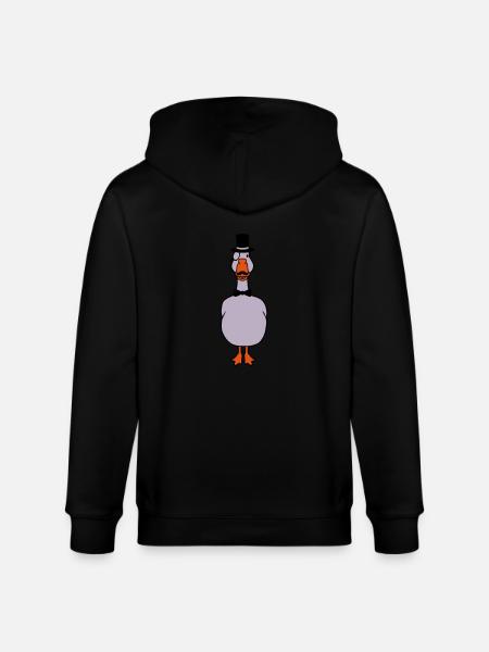 Sir Monokel Glasses Goose - Stanley/Stella CULTIVATOR Unisex Organic Hooded Jacket - black