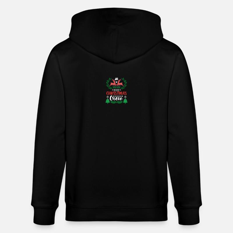 Pull de Noël de renne - Veste à capuche bio CULTIVATOR Stanley/Stella Unisexe - noir