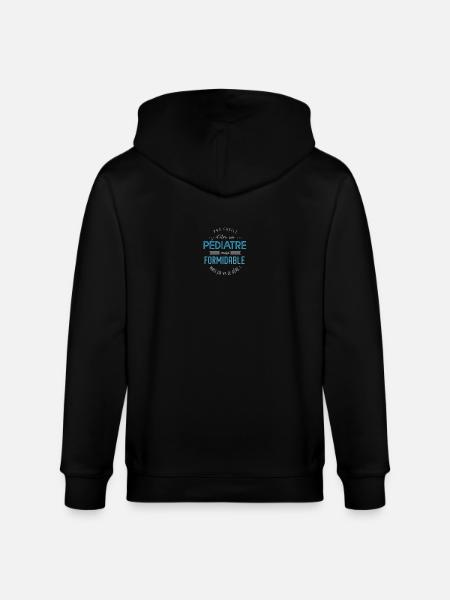 pédiatre formidable - Veste à capuche bio CULTIVATOR Stanley/Stella Unisexe - noir