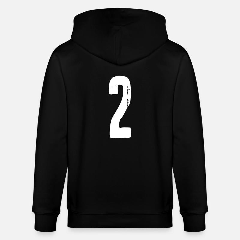 2 ! Numéro 2 - Veste à capuche bio CULTIVATOR Stanley/Stella Unisexe - noir