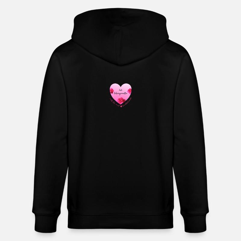 beste Schwiegermutter - Stanley/Stella Unisex Bio-Kapuzenjacke CULTIVATOR  - Schwarz