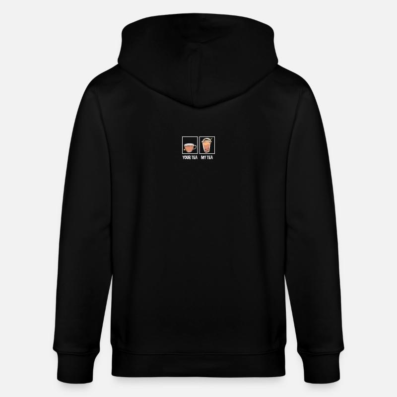 Bubble Tea - Stanley/Stella Unisex Bio-Kapuzenjacke CULTIVATOR  - Schwarz