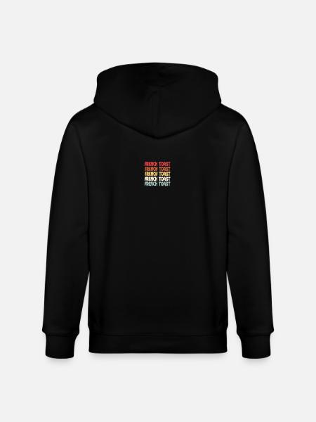 Lettrage du pain doré - Veste à capuche bio CULTIVATOR Stanley/Stella Unisexe - noir