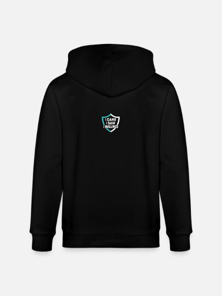 Insurance Agent Design - Stanley/Stella CULTIVATOR  Unisex Organic Hooded Jacket - black