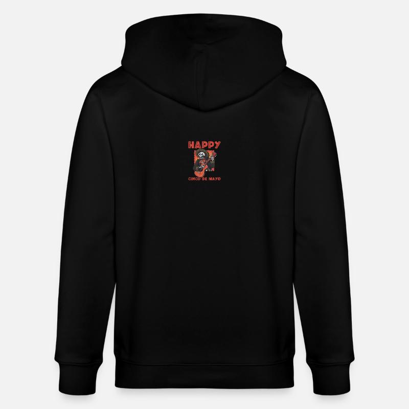 Joyeux Cinco de Mayo - Veste à capuche bio CULTIVATOR Stanley/Stella Unisexe - noir