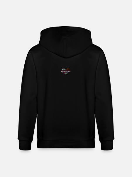 Great Speech Pathologist Heart Design - Stanley/Stella CULTIVATOR  Unisex Organic Hooded Jacket - black