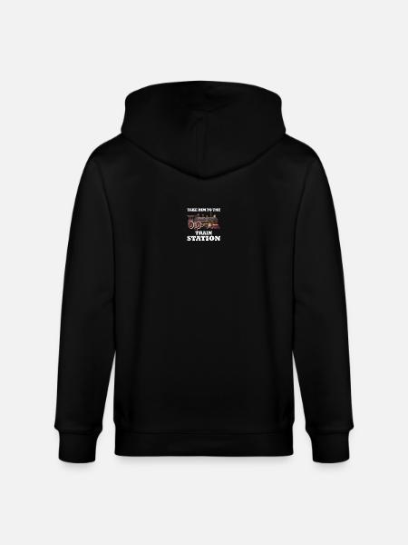 Station Lovers - Stanley/Stella CULTIVATOR Unisex Organic Hooded Jacket - black