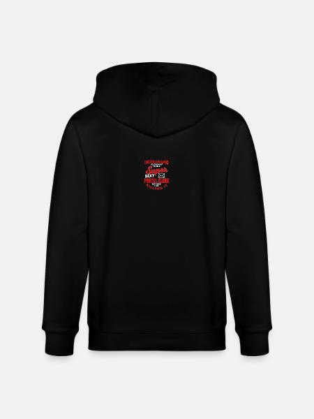 Funny postal worker shirt - Stanley/Stella CULTIVATOR  Unisex Organic Hooded Jacket - black