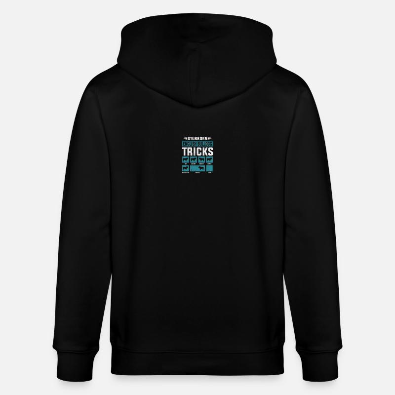 Astuces de bouledogue anglais têtus - Veste à capuche bio CULTIVATOR Stanley/Stella Unisexe - noir