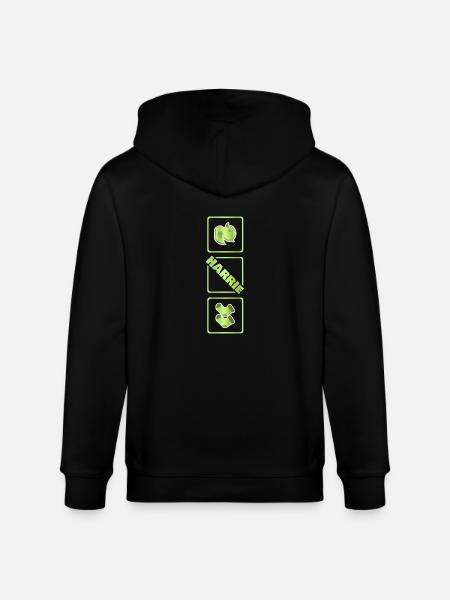 Harrie - Stanley/Stella CULTIVATOR Unisex Organic Hooded Jacket - black