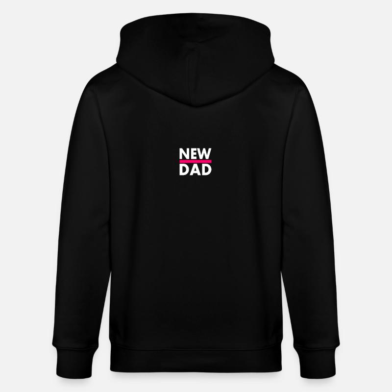 New dad - Veste à capuche bio CULTIVATOR Stanley/Stella Unisexe - noir