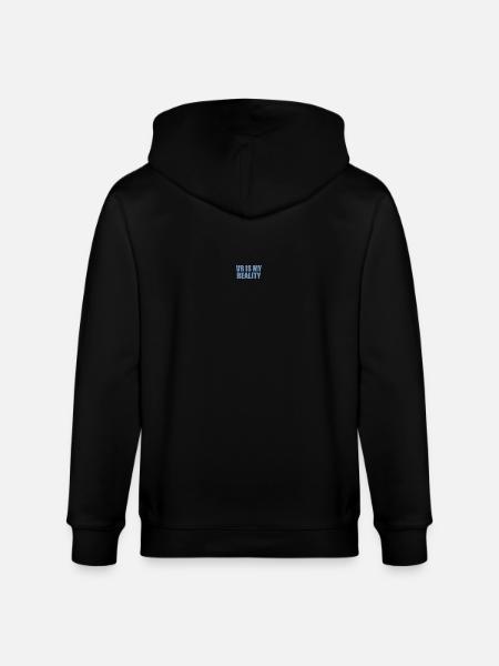 VR is my REALITY - Stanley/Stella CULTIVATOR  Unisex Organic Hooded Jacket - black
