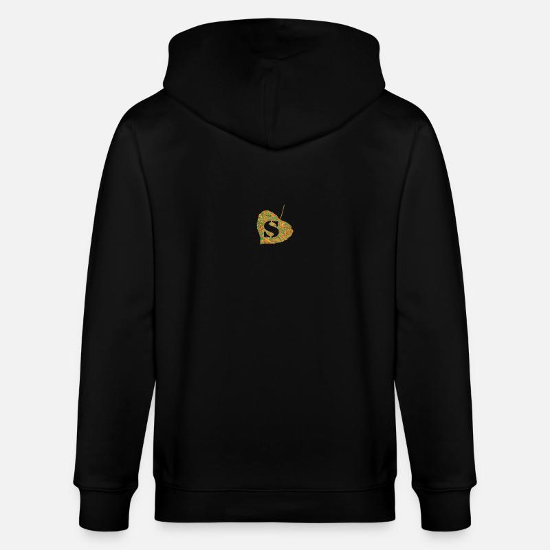 Feuille E 95 S - Veste à capuche bio CULTIVATOR Stanley/Stella Unisexe - noir