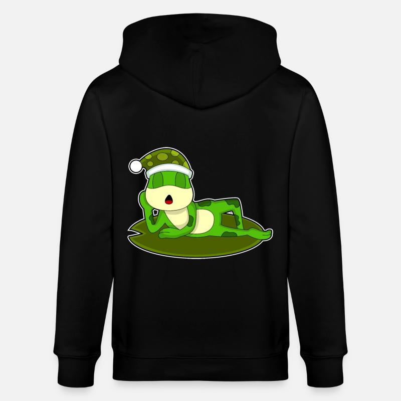 Grenouille Sleeping Nightcap - Veste à capuche bio CULTIVATOR Stanley/Stella Unisexe - noir