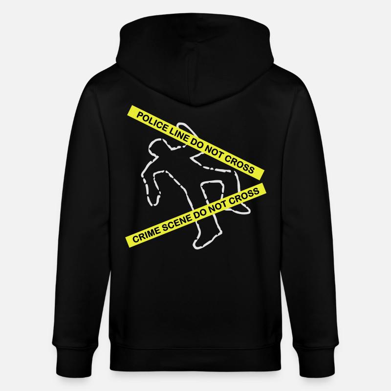 Tatort-Set - Stanley/Stella Unisex Bio-Kapuzenjacke CULTIVATOR - Schwarz