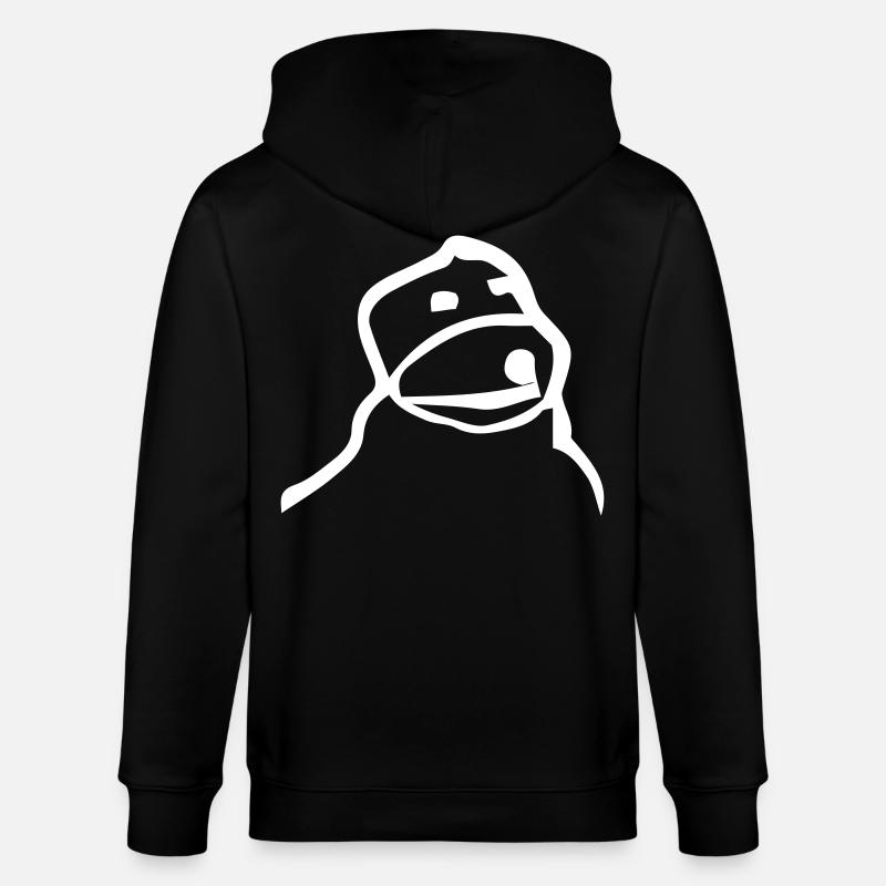 Flat Eric - Stanley/Stella Unisex Bio-Kapuzenjacke CULTIVATOR  - Schwarz