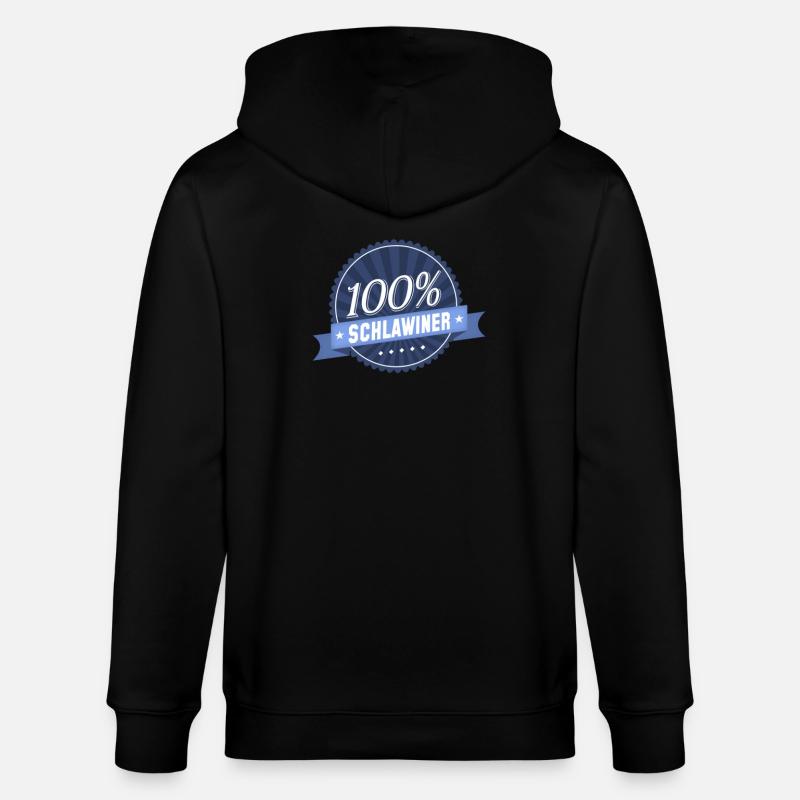 100 % Schlawiner - Stanley/Stella Unisex Bio-Kapuzenjacke CULTIVATOR  - Schwarz