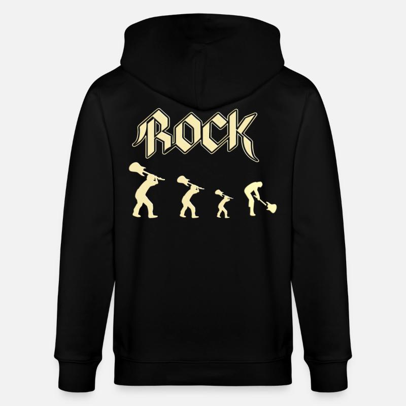 rock - Veste à capuche bio CULTIVATOR Stanley/Stella Unisexe - noir