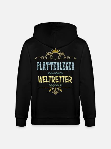 Plattenleger Weltretter - Stanley/Stella Unisex Bio-Kapuzenjacke CULTIVATOR  - Schwarz