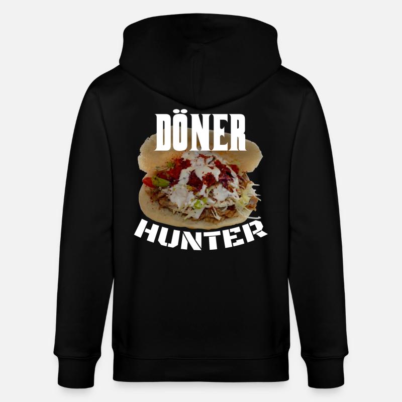Chasseur de kebab - Veste à capuche bio CULTIVATOR Stanley/Stella Unisexe - noir