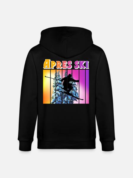 Apres ski - Stanley/Stella CULTIVATOR  Unisex Organic Hooded Jacket - black