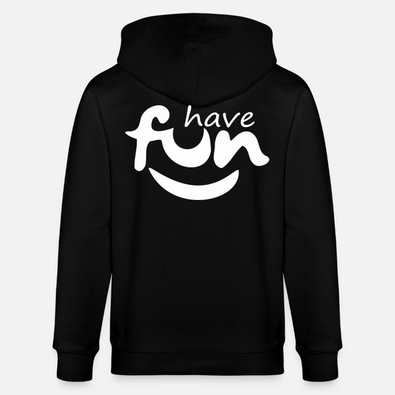 Drôle, amusez-vous - Veste à capuche bio CULTIVATOR Stanley/Stella Unisexe - noir