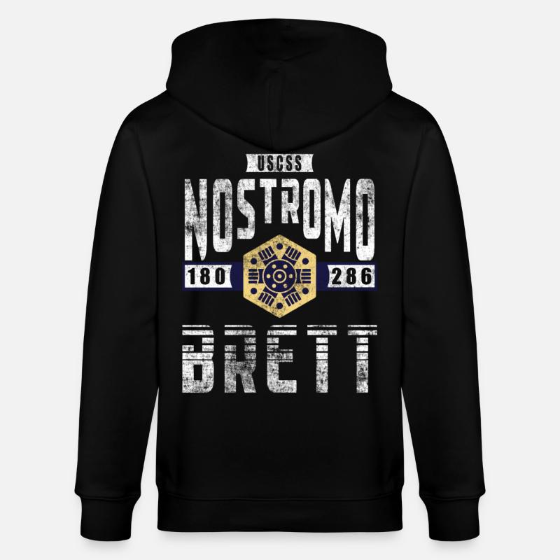 Alien Nostromo grade d'équipage Brett - Veste à capuche bio CULTIVATOR Stanley/Stella Unisexe - noir