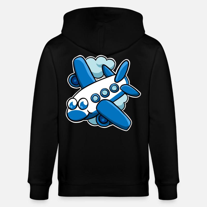 Avion - Veste à capuche bio CULTIVATOR Stanley/Stella Unisexe - noir