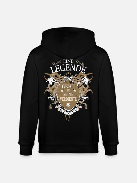 A legend retires - Stanley/Stella CULTIVATOR Unisex Organic Hooded Jacket - black