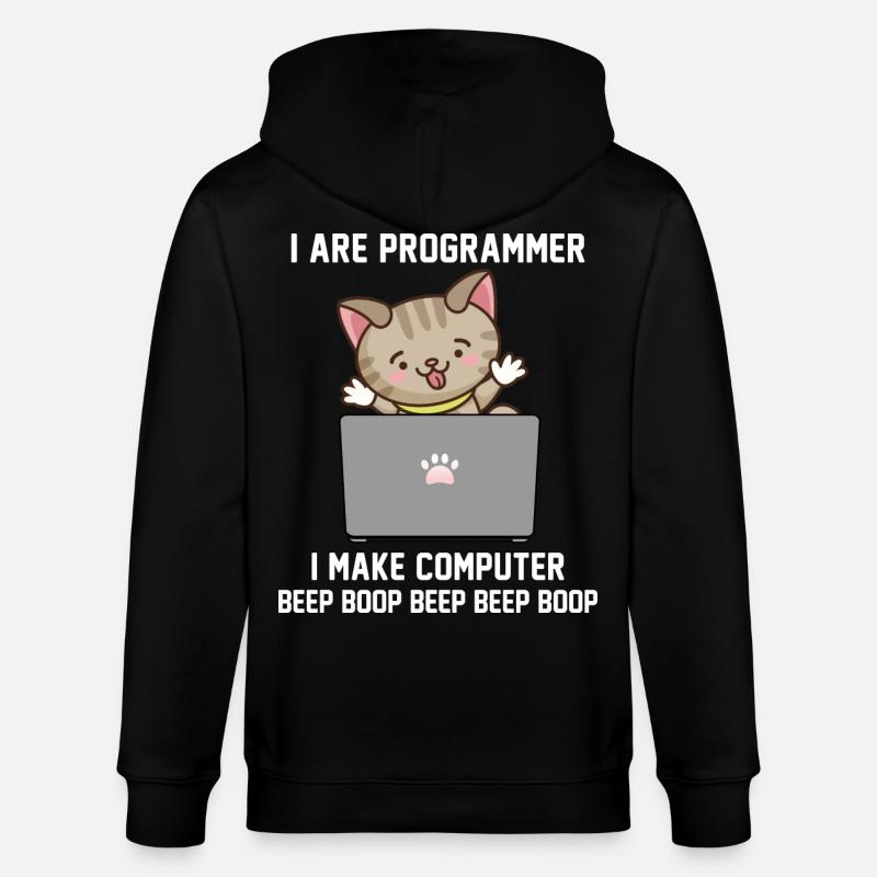 Programmierer - Stanley/Stella Unisex Bio-Kapuzenjacke CULTIVATOR  - Schwarz