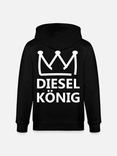Diesel King - Stanley/Stella CULTIVATOR  Unisex Organic Hooded Jacket - black