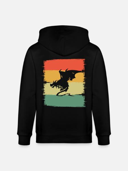 Dragon Dragon - Stanley/Stella CULTIVATOR  Unisex Organic Hooded Jacket - black