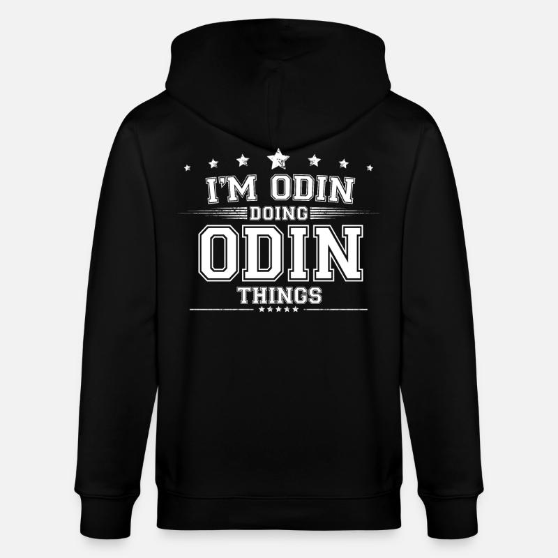 Odin - Stanley/Stella Unisex Bio-Kapuzenjacke CULTIVATOR  - Schwarz