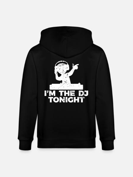 Diskjockey Witz - Stanley/Stella Unisex Bio-Kapuzenjacke CULTIVATOR - Schwarz