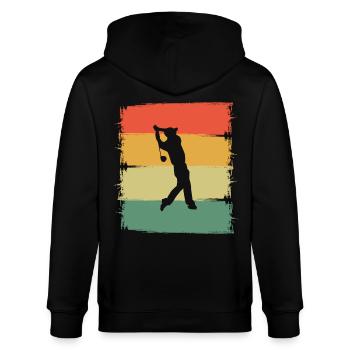 Golfeur de golf - Veste à capuche bio CULTIVATOR Stanley/Stella Unisexe - noir - Dos - Anna (173cm)