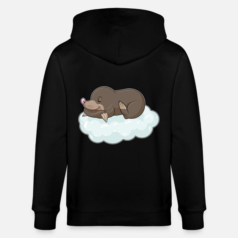 Taupe sur les nuages - Veste à capuche bio CULTIVATOR Stanley/Stella Unisexe - noir