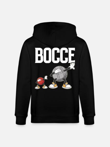 Dabbing Bocce Ball with Jack Bocci Dab Game Bocce - Stanley/Stella CULTIVATOR  Unisex Organic Hooded Jacket - black