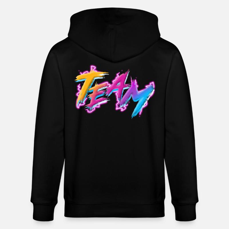 Team - Stanley/Stella Unisex Bio-Kapuzenjacke CULTIVATOR  - Schwarz