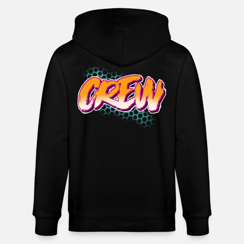 Crew - Stanley/Stella Unisex Bio-Kapuzenjacke CULTIVATOR  - Schwarz