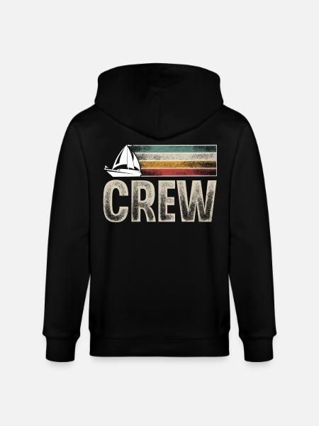 Segeln Segler Segelboot Crew - Stanley/Stella Unisex Bio-Kapuzenjacke CULTIVATOR  - Schwarz