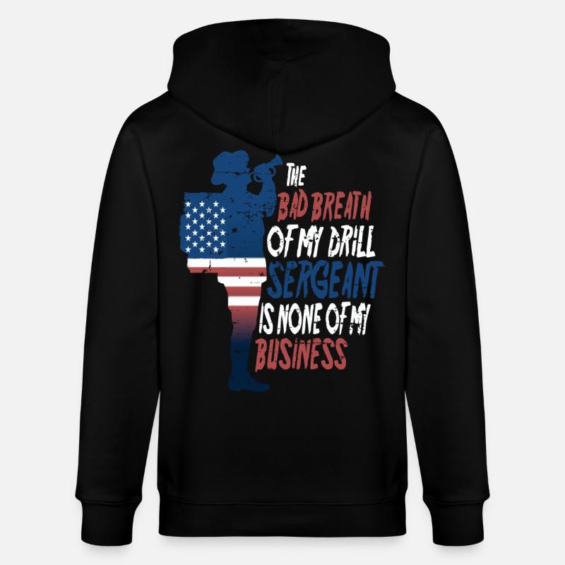 Drill Sergeant - Stanley/Stella Unisex Bio-Kapuzenjacke CULTIVATOR  - Schwarz