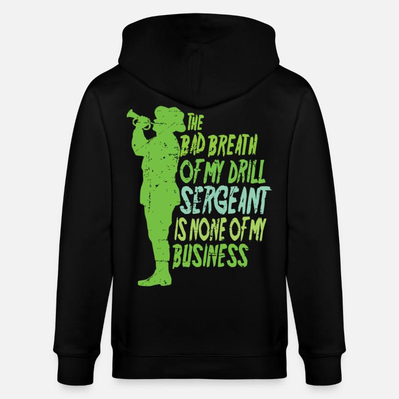 Drill Sergeant - Stanley/Stella Unisex Bio-Kapuzenjacke CULTIVATOR - Schwarz